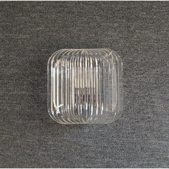 Villeroy & Boch "Quadra" Square Ribbed Dish/Tray/Bowl, 5.25" x 5.25" - Picture 3 of 4